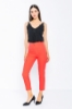 Picture of Woman Coral Normal Waist Skinny Trotter Work Trousers