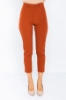 Picture of Woman Cinnamon Normal Waist Skinny Trotter Work Trousers