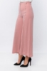 Picture of Woman Powder Zipper Detailed Loose Trousers