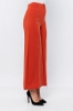 Picture of Woman Coral Zipper Detailed Loose Trousers