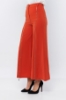 Picture of Woman Coral Zipper Detailed Loose Trousers