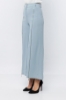Picture of Woman Bebe Blue Zipper Detailed Loose Trousers