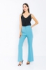 Picture of Woman Mint Classical Flare Trotter Trousers