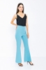 Picture of Woman Mint Classical Flare Trotter Trousers