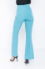 Picture of Woman Mint Classical Flare Trotter Trousers