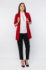 Picture of Woman Red three quarter Trojan Sleeve Classical Waistcoat