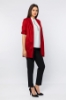 Picture of Woman Red three quarter Trojan Sleeve Classical Waistcoat