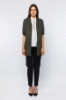 Picture of Woman Khaki three quarter Trojan Sleeve Classical Waistcoat