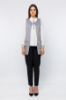 Picture of Woman Grey pockets Sequined Waistcoat