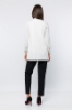 Picture of Woman Ecru pockets Sequined Waistcoat