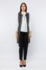 Picture of Woman Ecru Behind Chiffon Night Night Wear Waistcoat