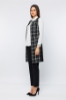 Picture of Woman Ecru Behind Chiffon Night Night Wear Waistcoat