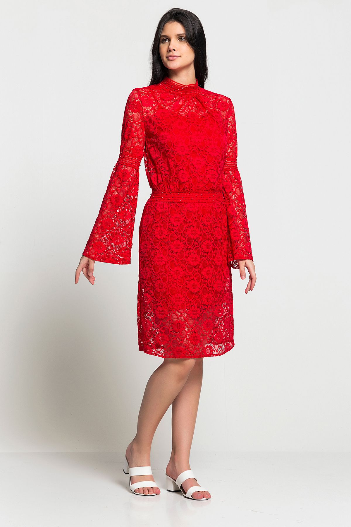 Picture of Lace Long Maxi Sleeve Dress