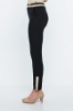 Picture of Woman Black Skinny Trotter High Waist Two Colour Trousers