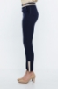 Picture of Woman Navy Navy Blue Skinny Trotter High Waist Two Colour Trousers