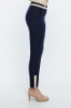 Picture of Woman Navy Navy Blue Skinny Trotter High Waist Two Colour Trousers