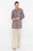 Picture of Woman Sax Patterned Buttoned Tunic