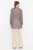 Picture of Woman Sax Patterned Buttoned Tunic