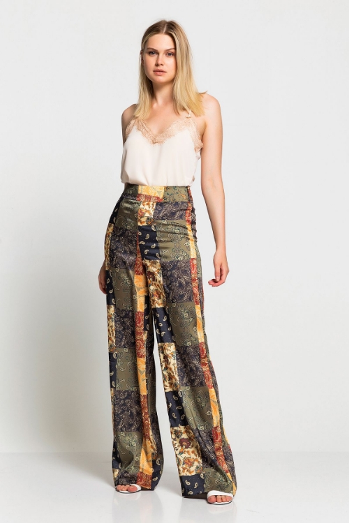 Picture of Patterned Loose Trousers