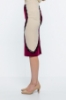 Picture of Woman Purple Knee Length Lace Classical Skirt