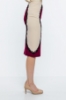 Picture of Woman Purple Knee Length Lace Classical Skirt