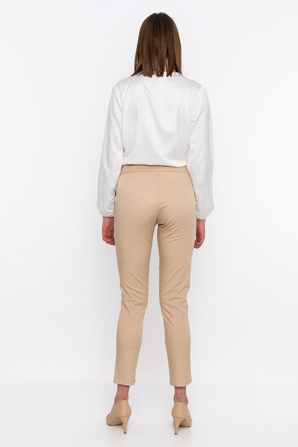 Düğme Detaylı Klasik Kesim Pantolon resmi