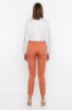 Picture of Woman Cinnamon Button Detailed Classical Cut Trousers