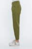 Picture of Woman Khaki Gabardine mom Cut Trousers