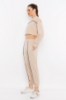 Picture of Woman Beige Two Thread Sport Sport wear Tracksuit Suit