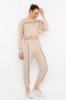 Picture of Woman Beige Two Thread Sport Sport wear Tracksuit Suit