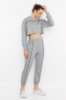 Kadın Gri İki İplik Spor Eşofman Takım resmi