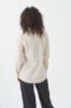 Picture of Woman Beige Long Maxi Sleeve casual Shirt