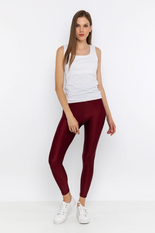 Picture of Woman Bordeux Maroon Silvery Sport Sport wear Tight