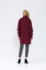 Kadın Bordo Tasarım Hırka resmi