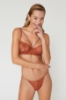 Picture of Woman Terra Cotta Tile Aura Lace Bra Suit