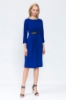 Picture of Woman Sax Midi nou three quarter Trojan Sleeve Dress
