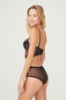 Picture of Woman Black Carmen flower Korse Black bralette Bra Suit