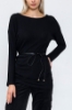 Picture of Woman Black Knitwear Blouse