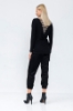 Picture of Woman Black Knitwear Blouse