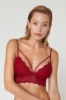 Picture of Woman Vişne Henna Lace bralette Suit