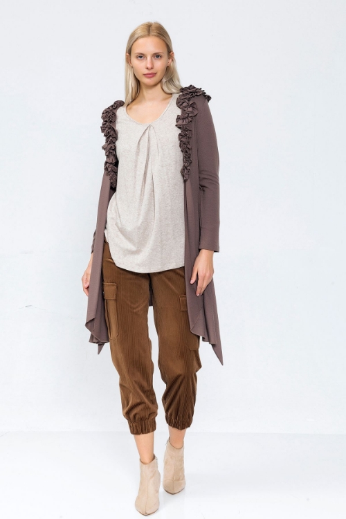 Picture of Woman Mink Knitwear Cardigan