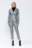 Kadın Gri Kareli Ceket resmi