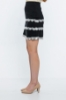 Picture of Woman Black Mini Lace Skirt