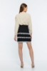 Picture of Woman Black Mini Lace Skirt