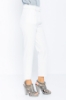 Picture of Woman White High Waist Belted Normal Trotter Trousers