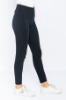 Picture of Woman Black High Waist Zipped Skinny Trotter Trousers