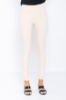 Picture of Woman Beige High Waist Zipped Skinny Trotter Trousers