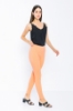 Picture of Woman Salmon High Waist Zipped Skinny Trotter Trousers