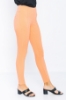 Picture of Woman Salmon High Waist Zipped Skinny Trotter Trousers