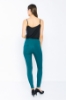 Picture of Woman Emerald Emerald Green High Waist Zipped Skinny Trotter Trousers